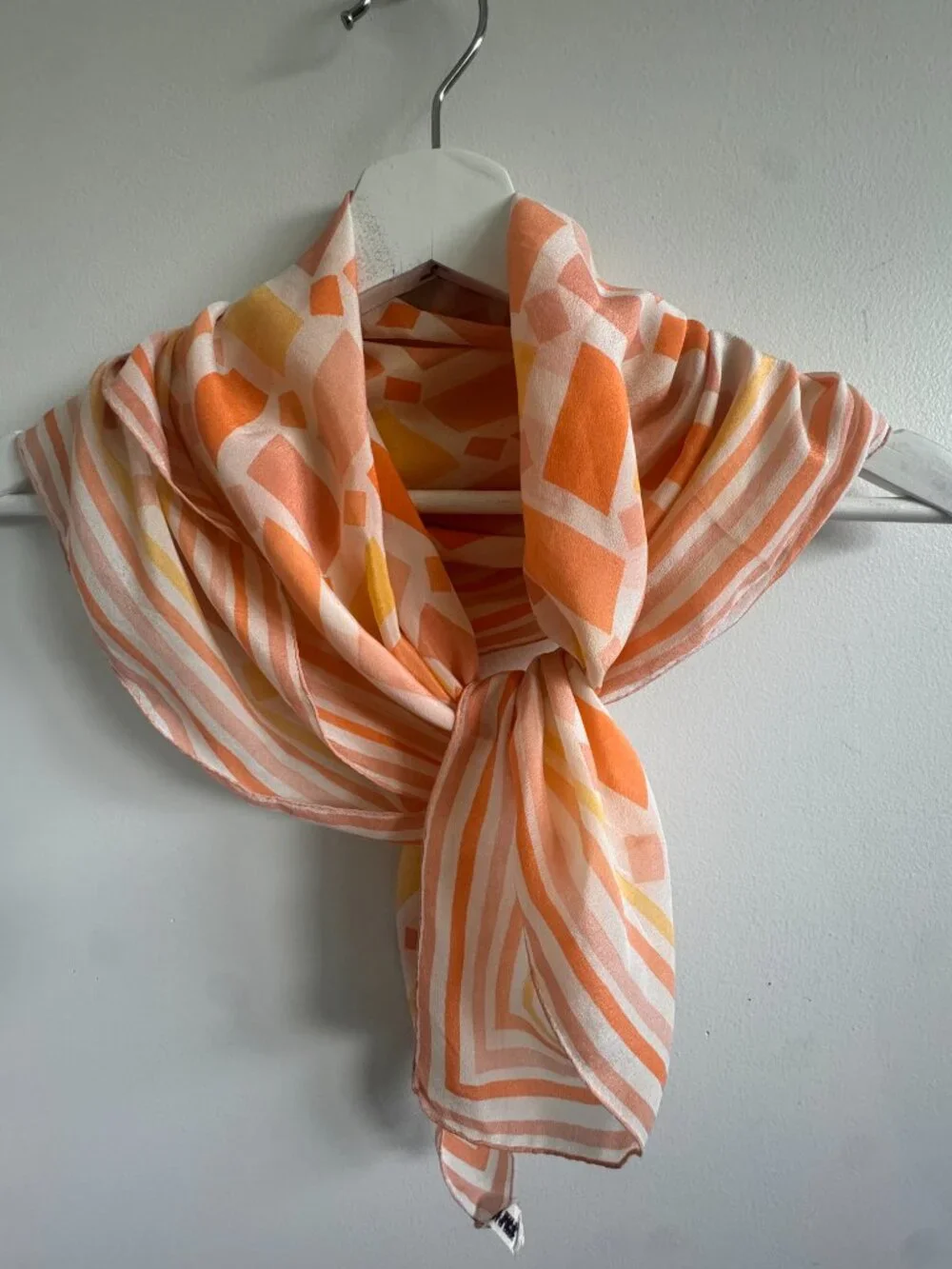 Mod Pop! Vintage Vera Neumann Geometric Scarf Made in USA 29
